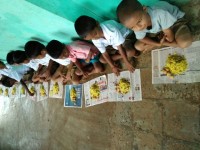 Diwali celebration with school children